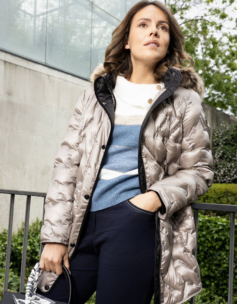 Parka chic taupe - image 1