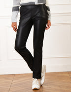 Jegging effet simili noir - image 1