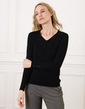 Pull col V noir - image 1