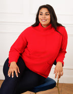 Pull chaud col roulé - image 1