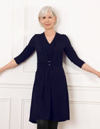 Robe chic paillettes bleu - image 1