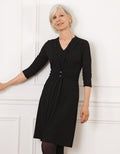 Robe chic paillettes noir - image 1