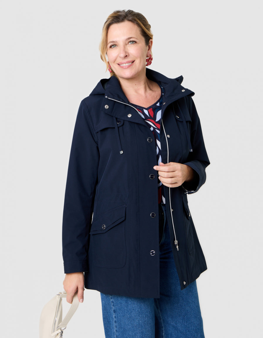 Parka déperlante marine - image 1