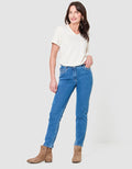 Jean regular coton bleu - image 1