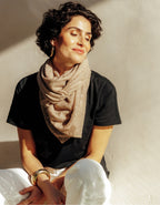T-shirt coton modal noir - image 1