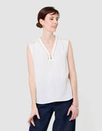 Top sans manches blanc - image 1