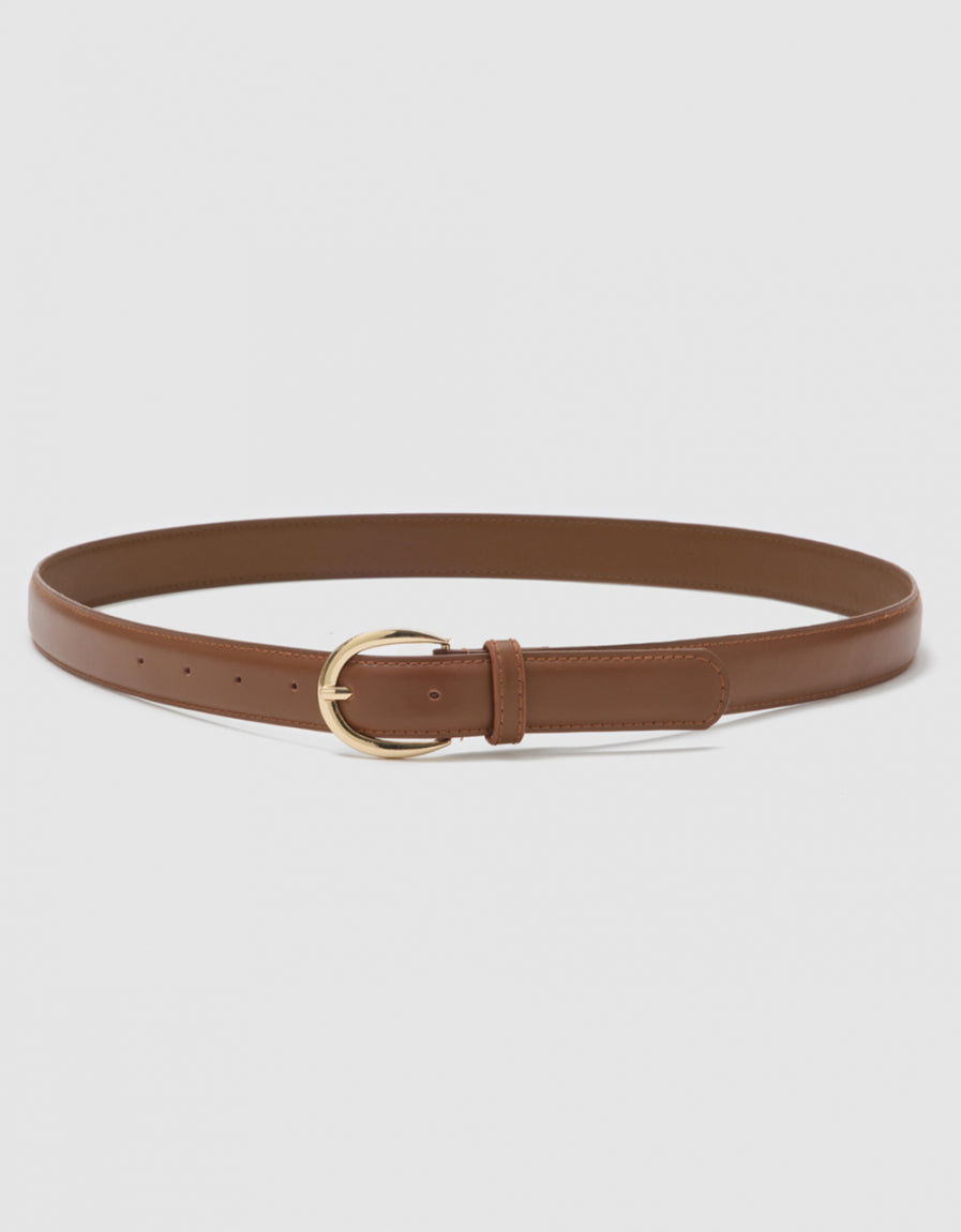 Ceinture cuir camel - image 1