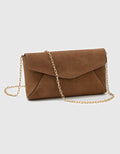 Sac bandoulière cuir brun - image 1