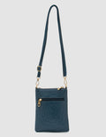 Pochette bandoulière bleu - image 1