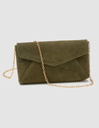 Sac bandoulière cuir kaki - image 1