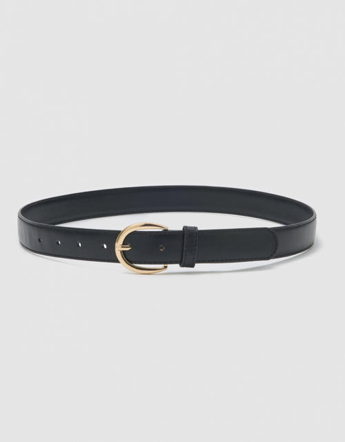 Ceinture cuir noir - image 1