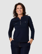 T-shirt coton marine - image 1