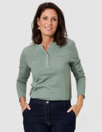 T-shirt coton vert - image 1