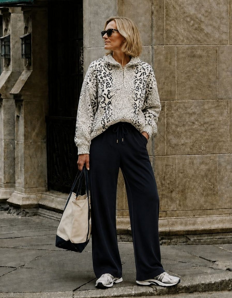 Pantalon jogging noir - image 1