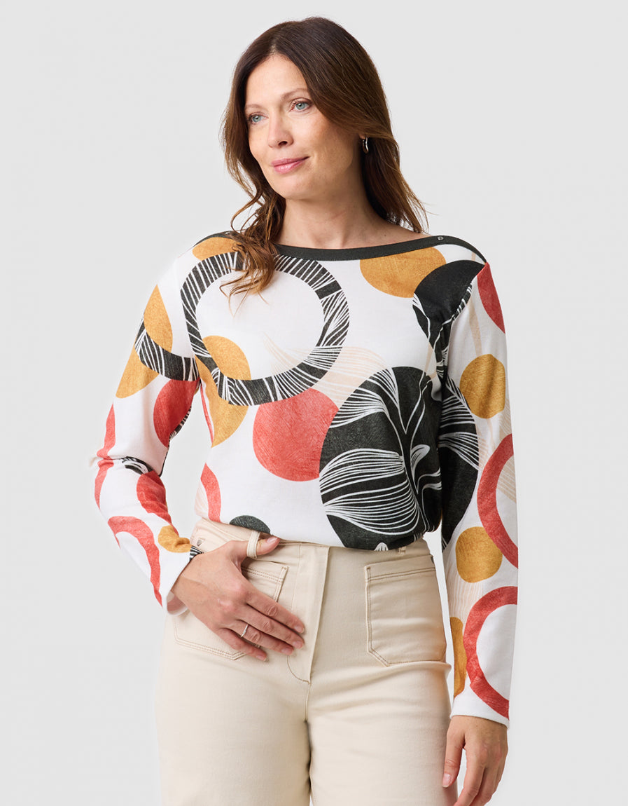 T-shirt chaud motif kaki - image 1
