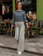 Jean large coton gris - image 1