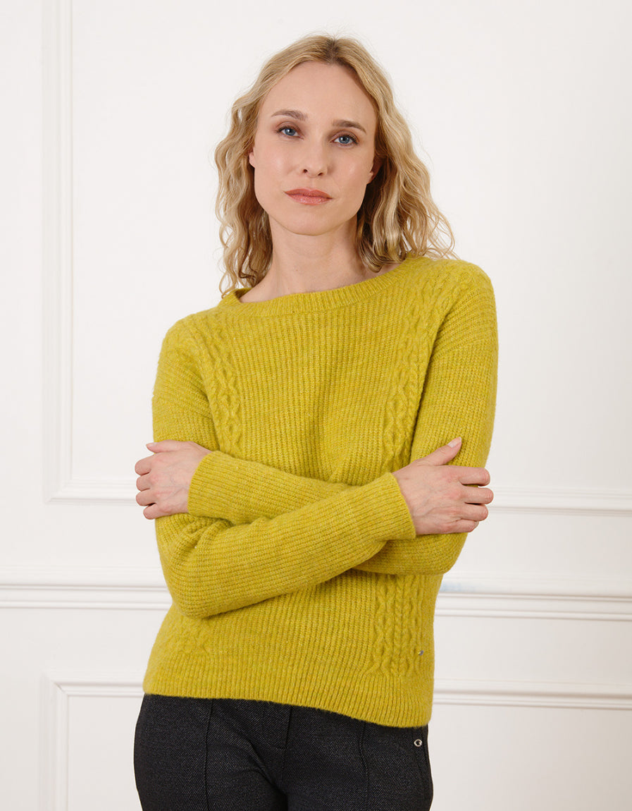 Pull chaud vert anis - image 2