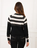 Pull chaud noir fantaisie - image 2