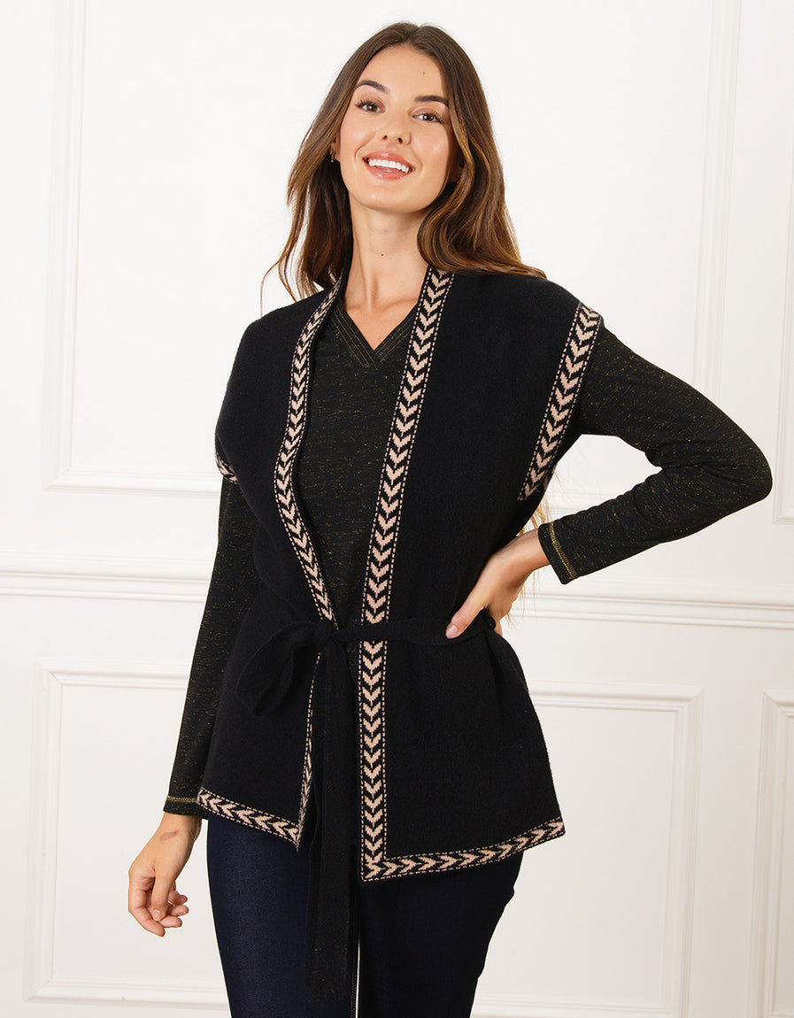 Gilet long noir - image 2