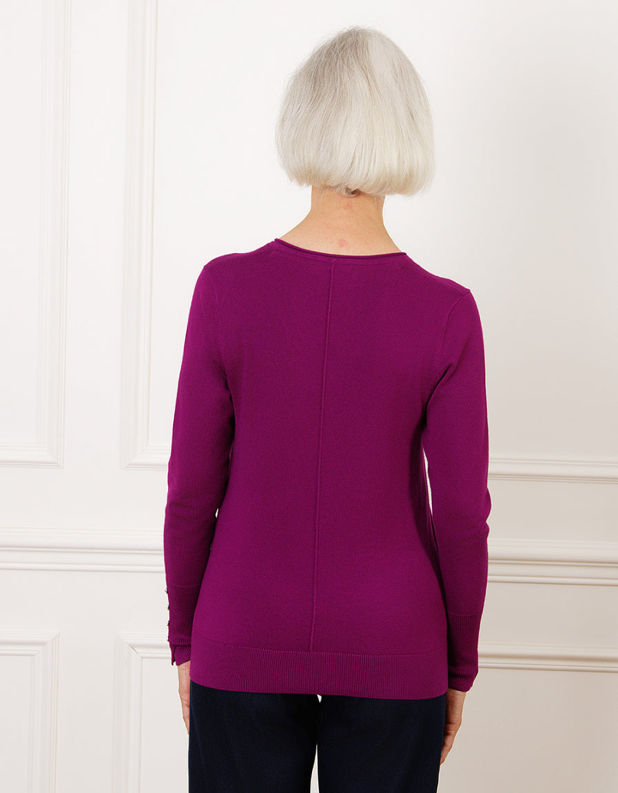 Pull col V violet - image 2