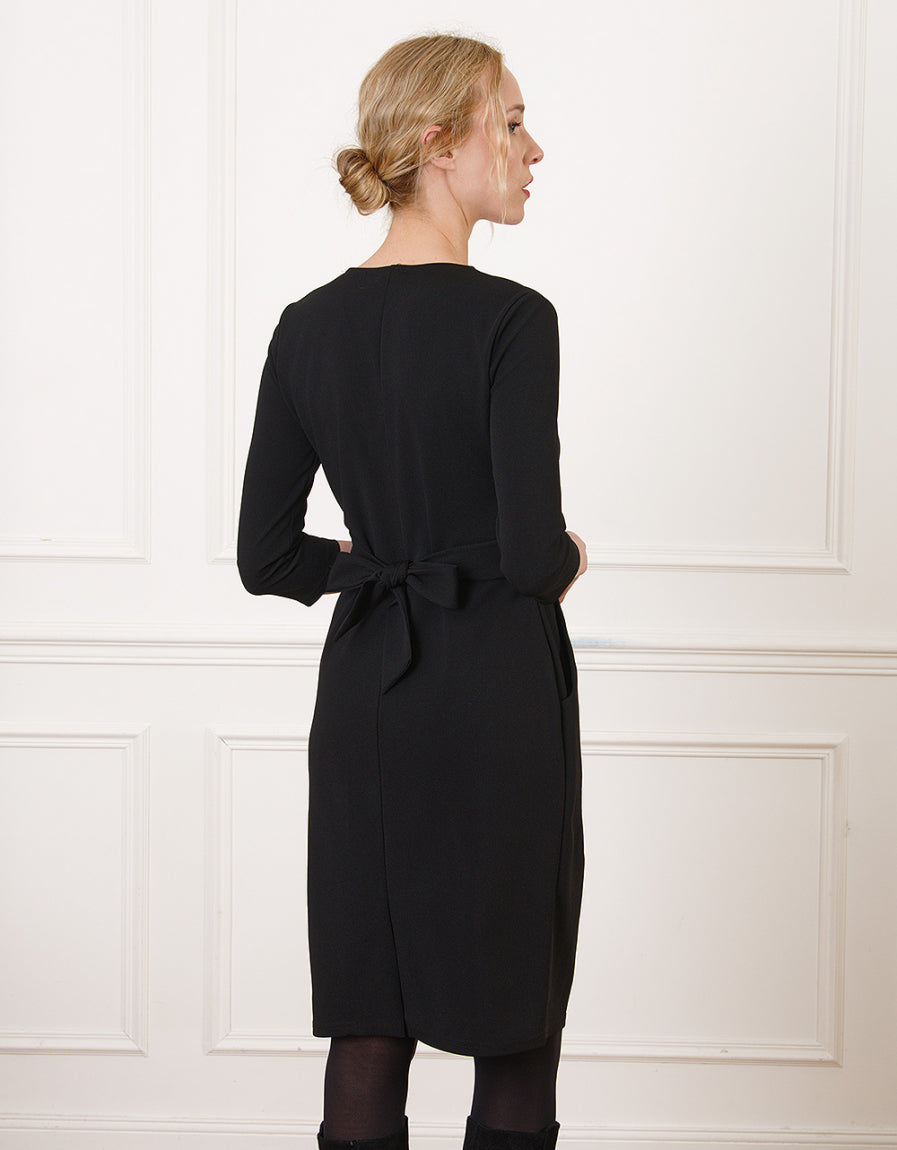 Robe chic noir bijou - image 2
