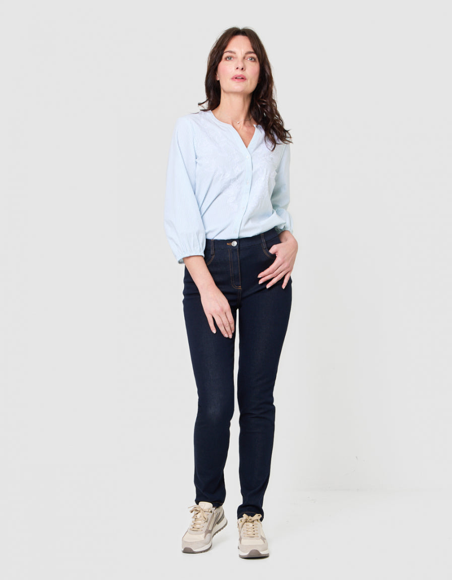 Jean regular coton brut - image 2