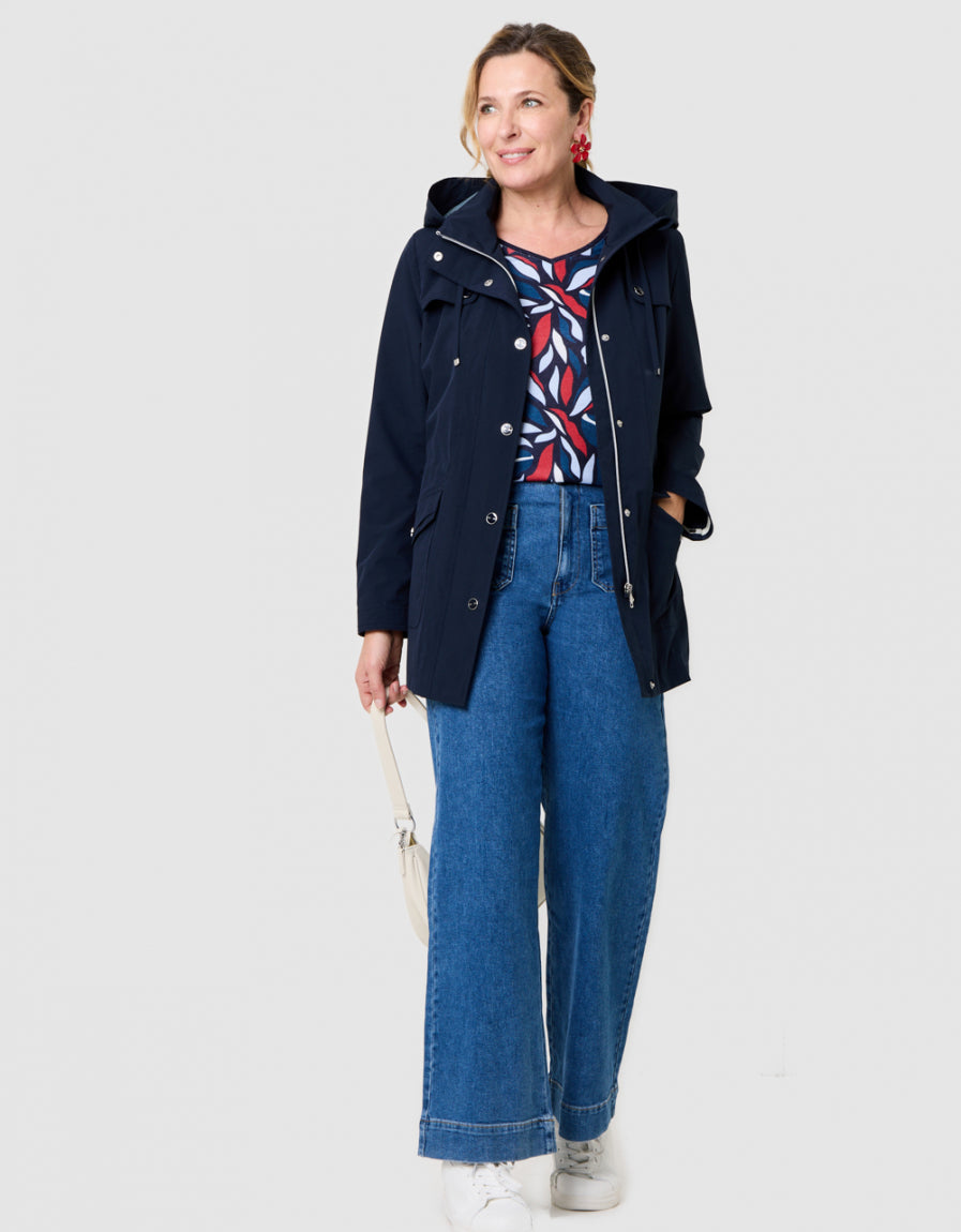 Parka déperlante marine - image 2