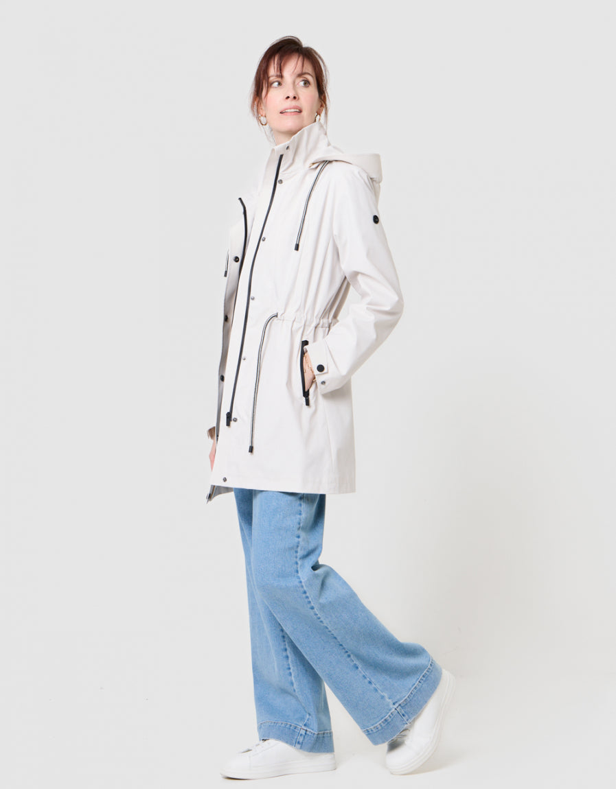 Parka déperlante écrue - image 2