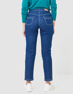 Jean regular 7/8è bleu - image 2