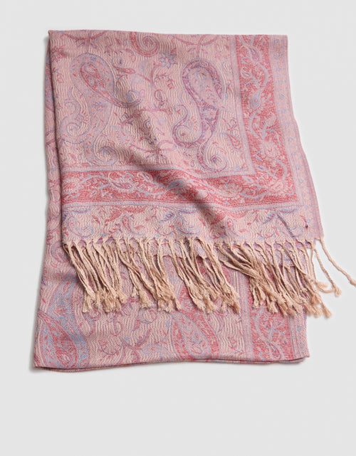 Foulard imprimé rose - image 2