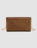 Sac bandoulière cuir brun - image 2