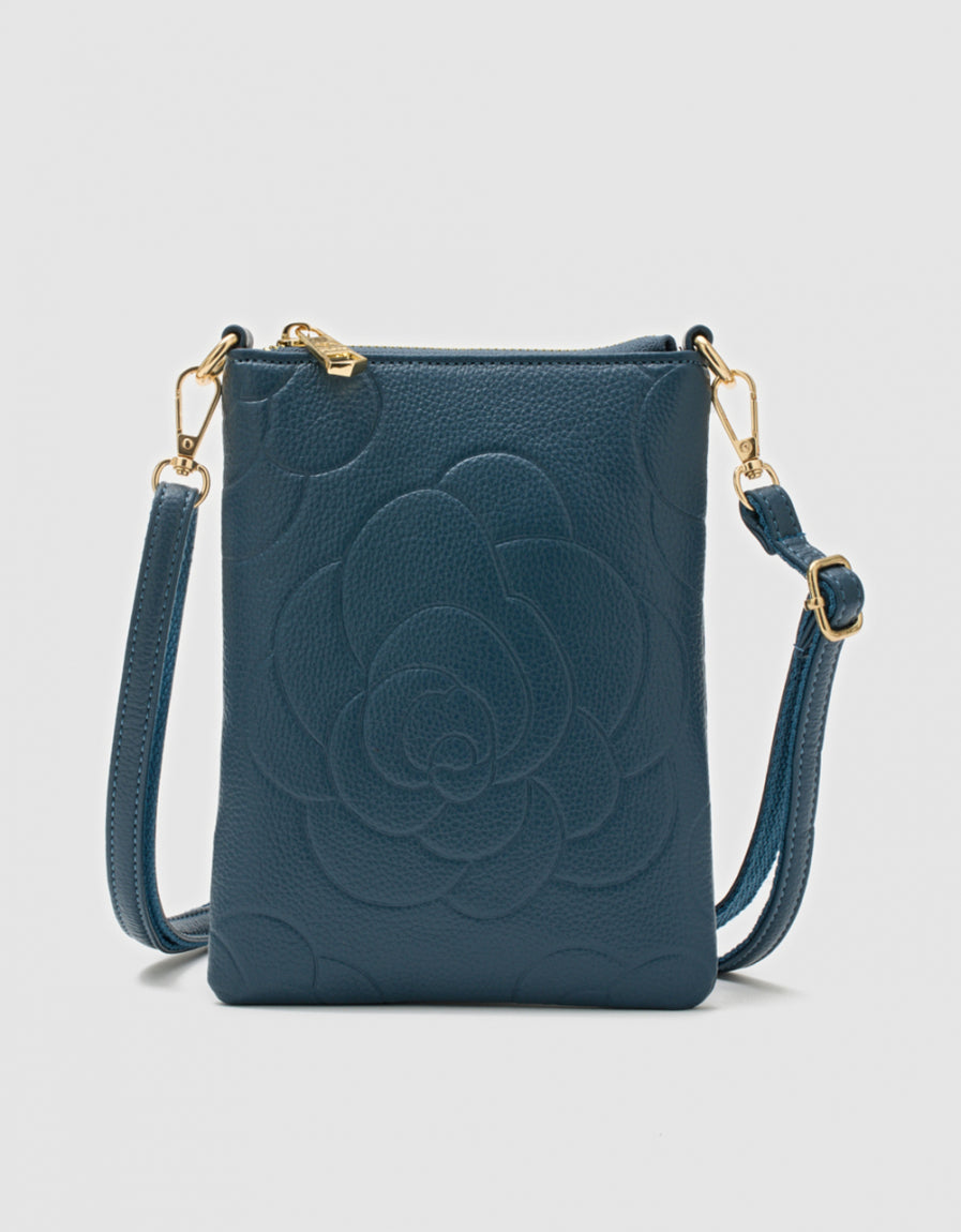 Pochette bandoulière bleu - image 2