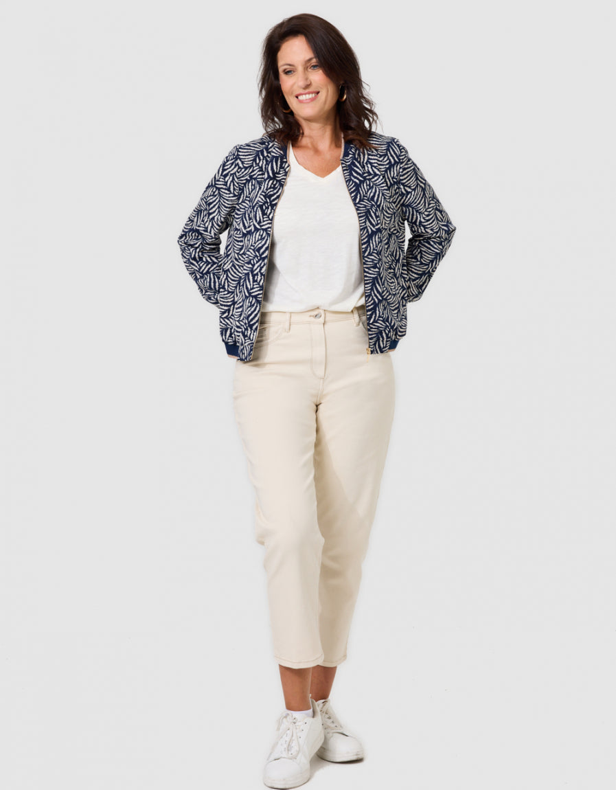 Veste bomber motif marine - image 2