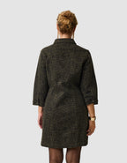 Robe imprimée coton vert - image 2