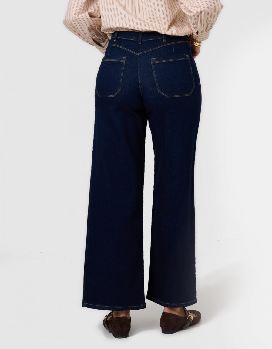 Jean large coton brut - image 2