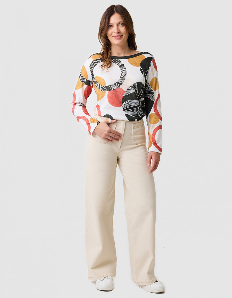 T-shirt chaud motif kaki - image 2
