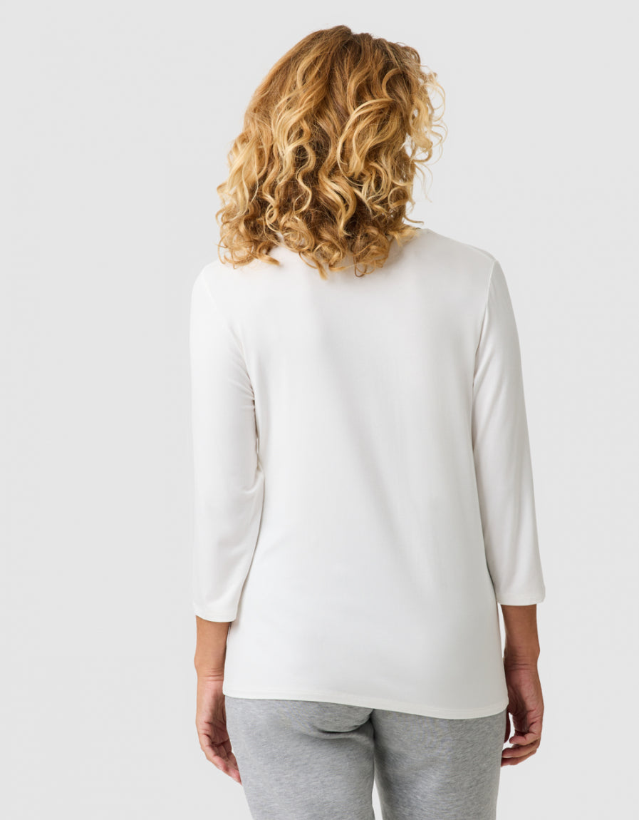 T-shirt imprimé écru - image 3