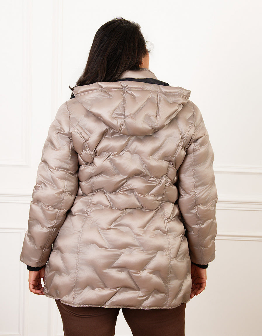 Parka chic taupe - image 3
