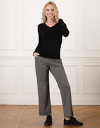 Pull col V noir - image 3
