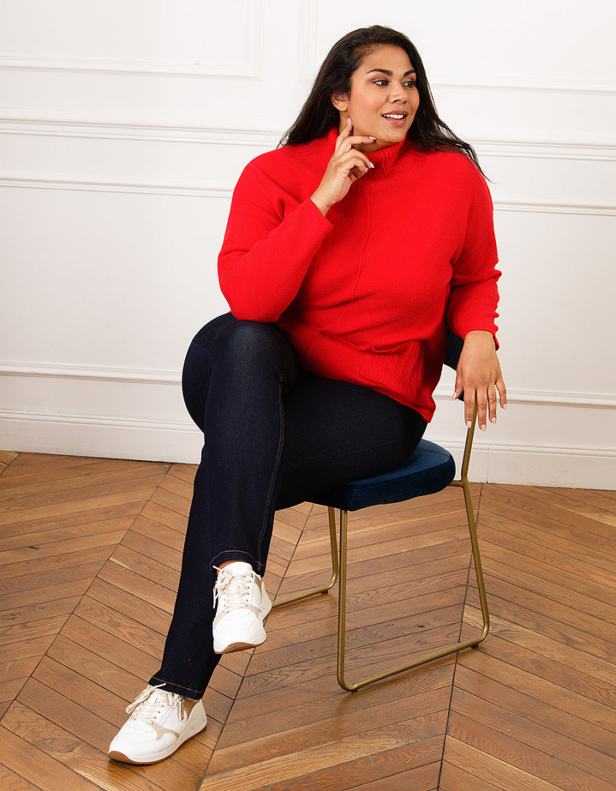 Pull chaud col roulé - image 3