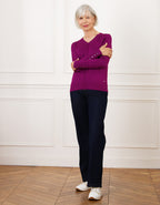 Pull col V violet - image 3