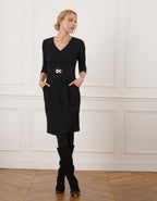 Robe chic noir bijou - image 3