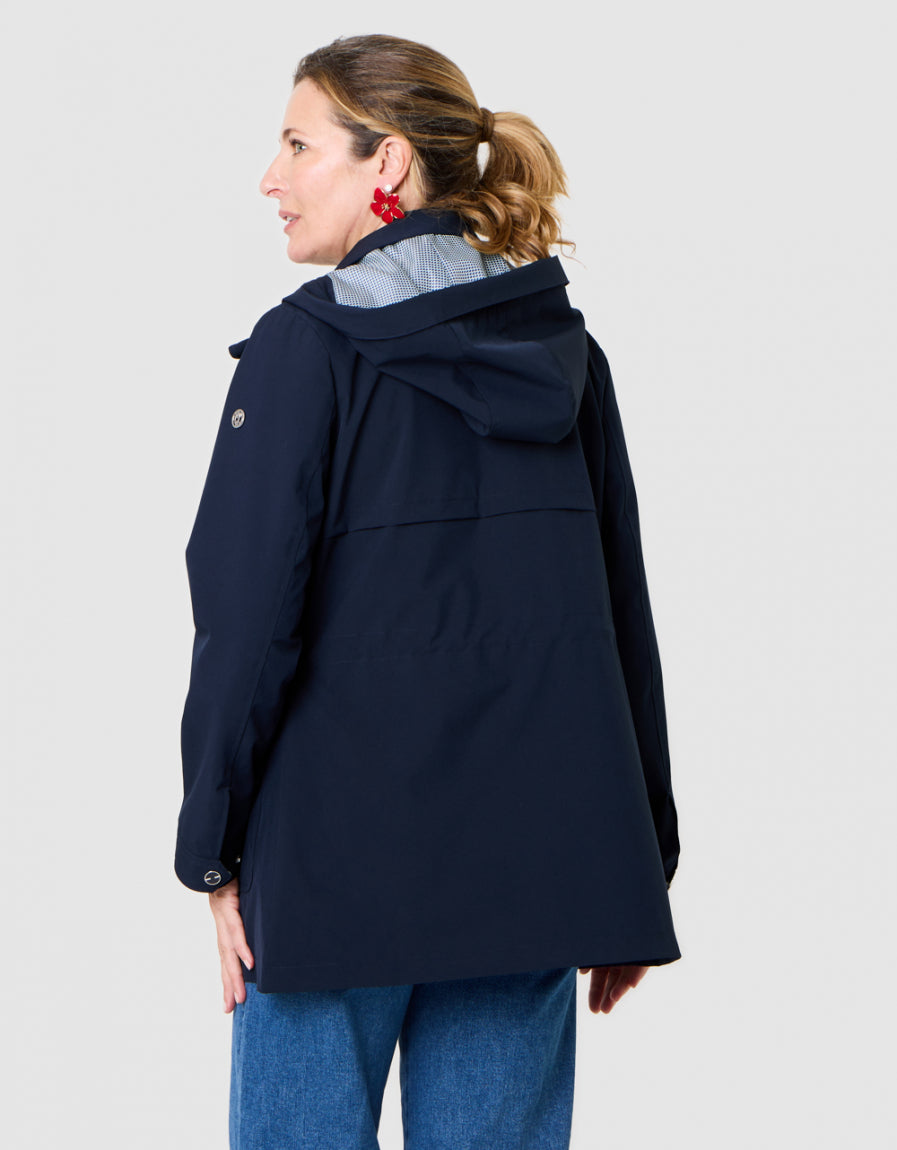 Parka déperlante marine - image 3