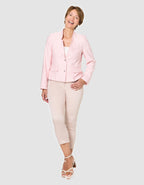 Veste tailleur rose - image 3