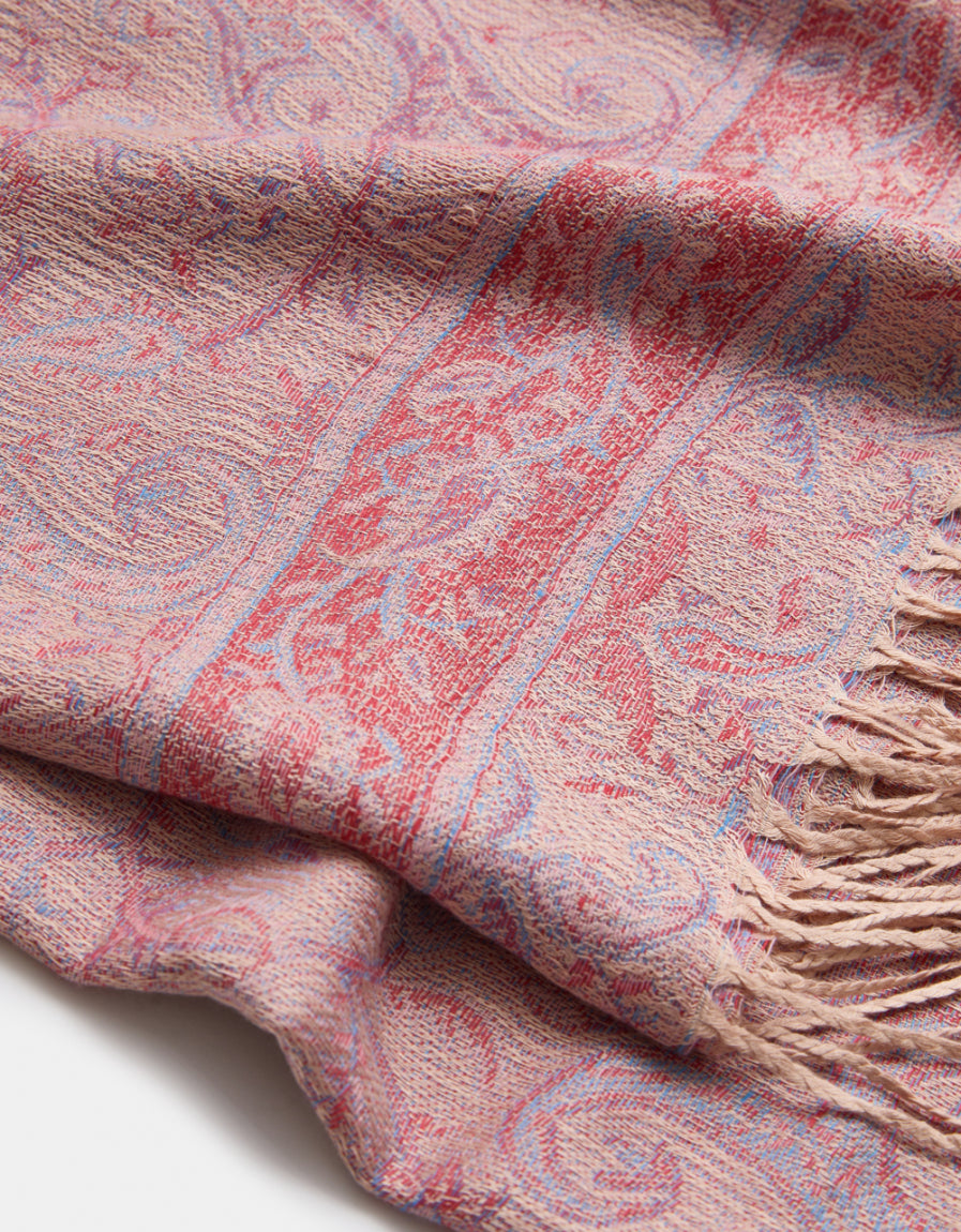 Foulard imprimé rose - image 3