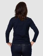 T-shirt coton marine - image 3