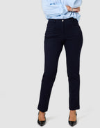 Pantalon stretch marine - image 3