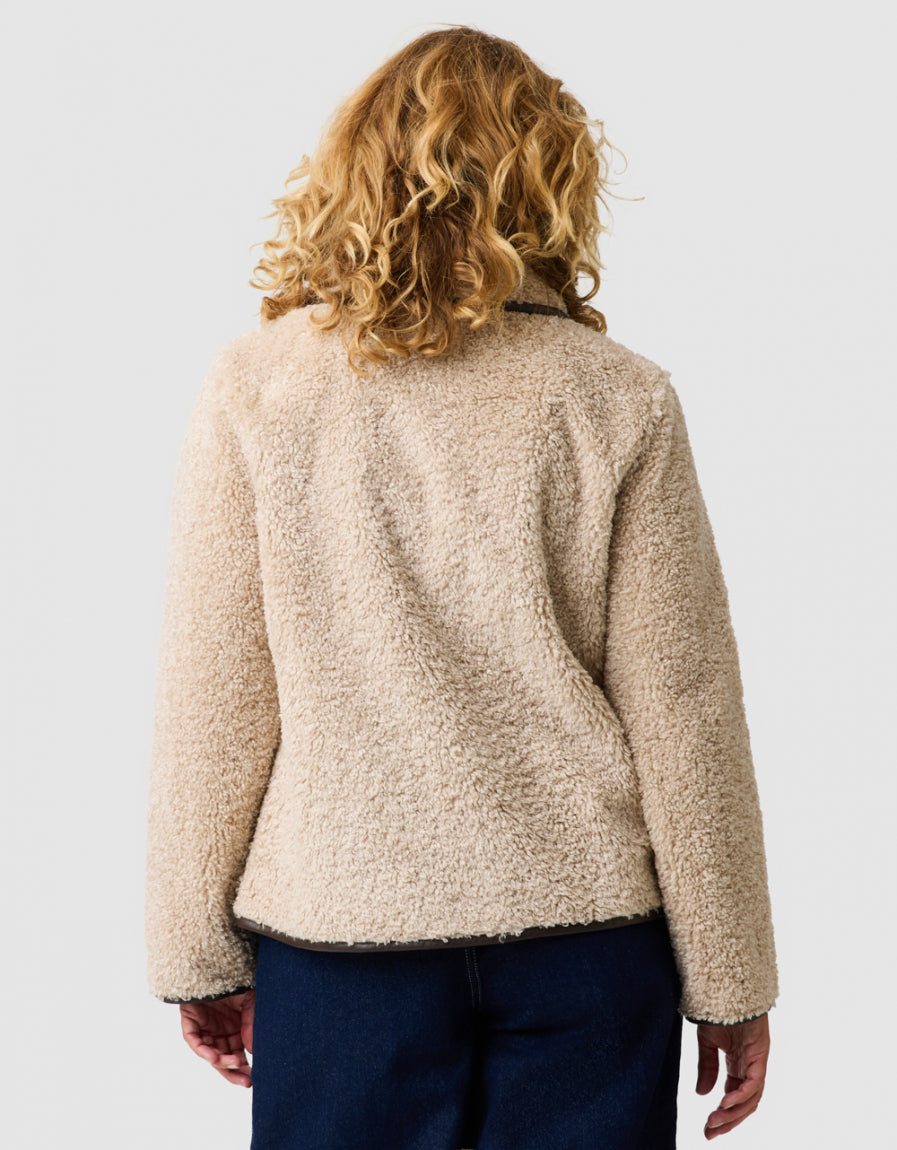 Blouson réversible beige - image 3