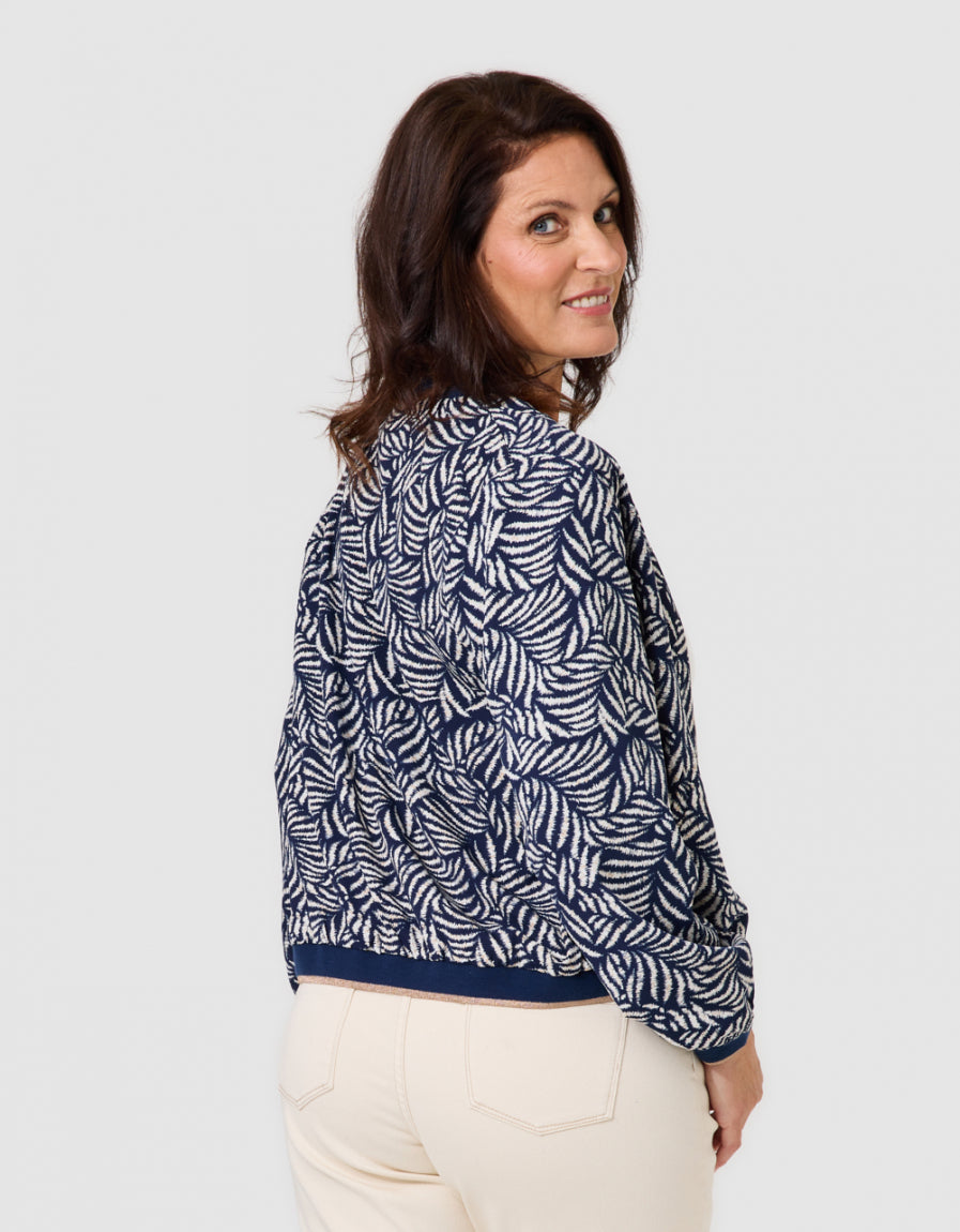 Veste bomber motif marine - image 3