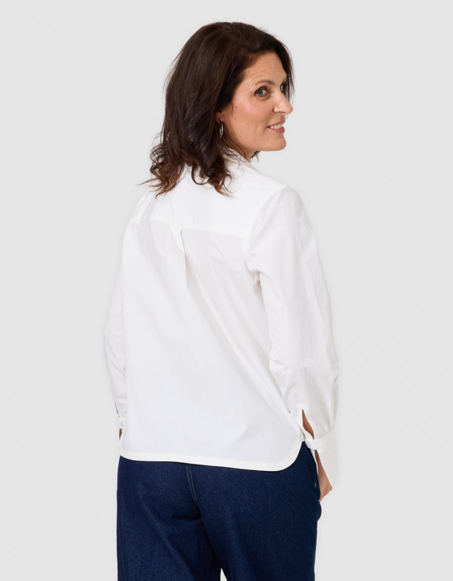 Chemisier coton écru - image 3